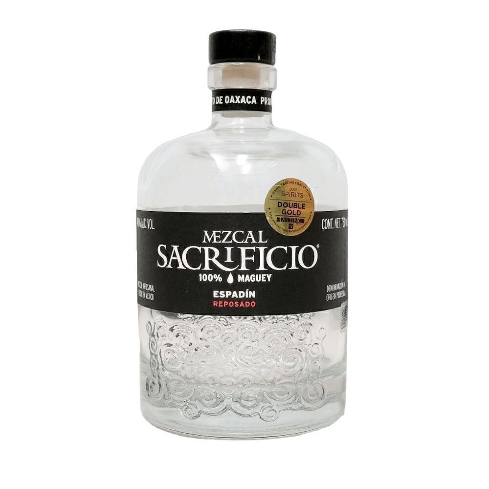 EMPTY Collectible Top Shelf Tequila Mezcal Sacrificio Reposado Bottle